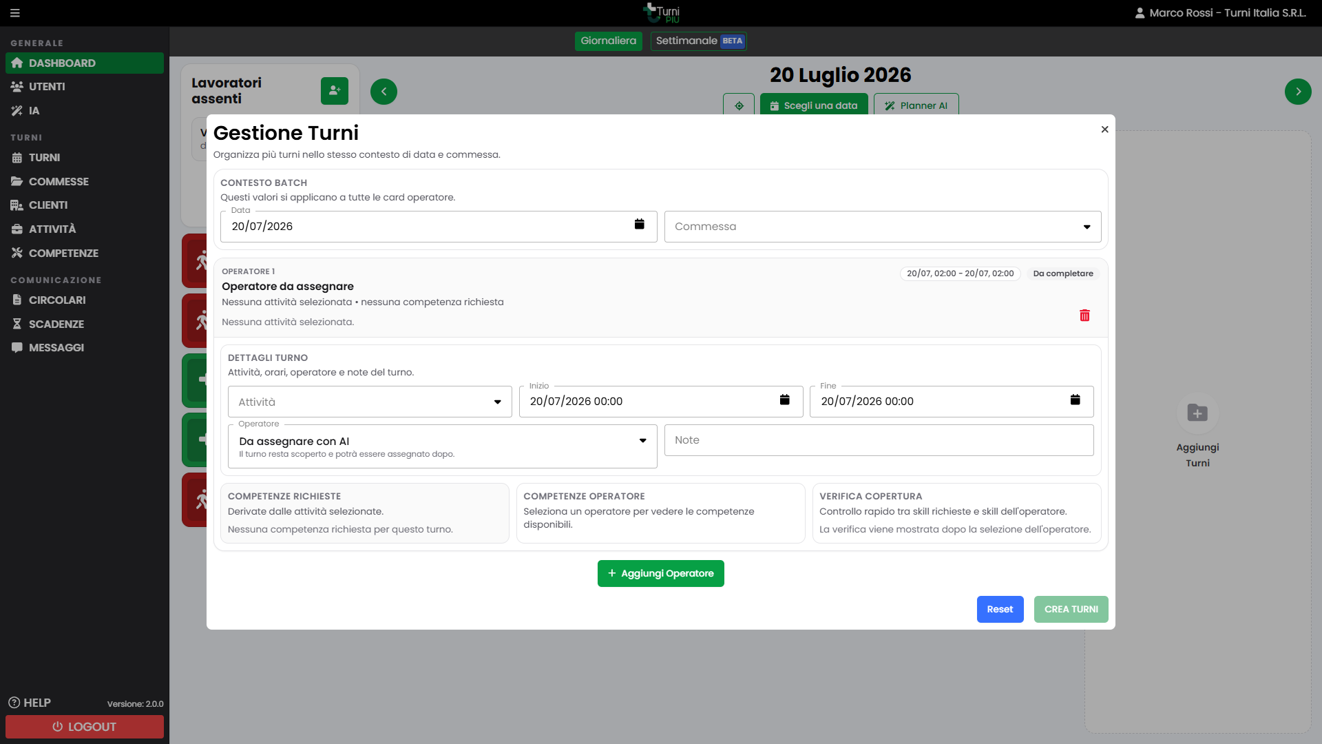 Screenshot TurniPIU