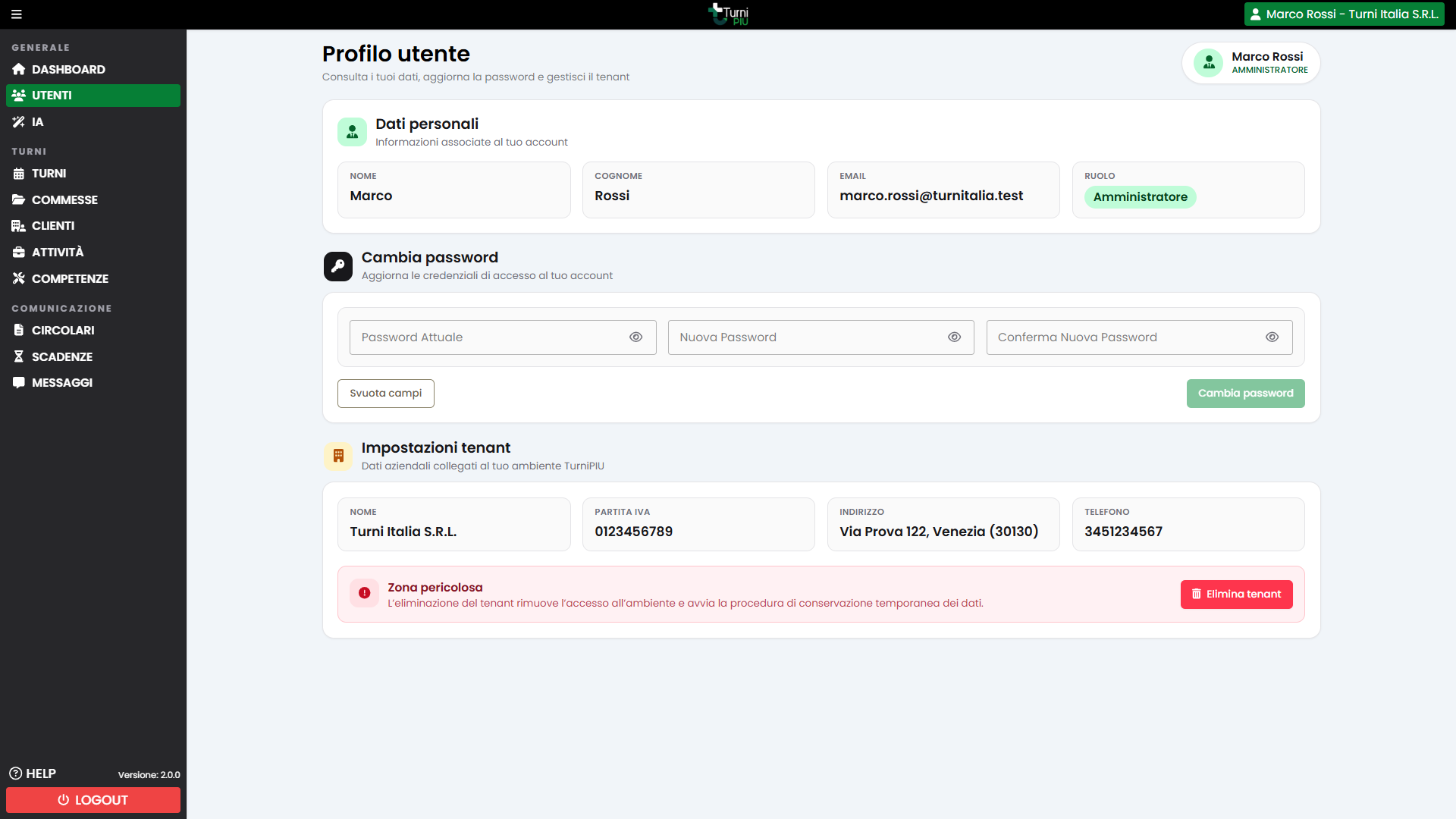 Screenshot TurniPIU